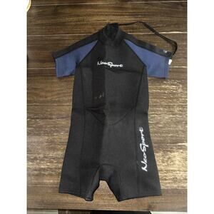 Neo Sport  Children's Size 8 Swimming Wet Suit Blue & Black NMT‎